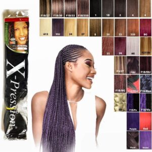 Mèches synthétiques X-Pression Ultra Braid