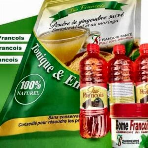 La Kribienne - The Francois gingembre Thé François - Poudre de Gingembre Sucré (Enrichie à l'ail et au moringa)