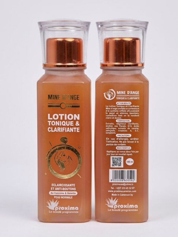 Lotion Mine d Ange Lotion Tonique & Clarifiante Mine d'Ange (Proxima) - Au Curcuma & Carotte