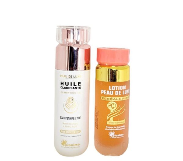 Huile + lotion peau de lune